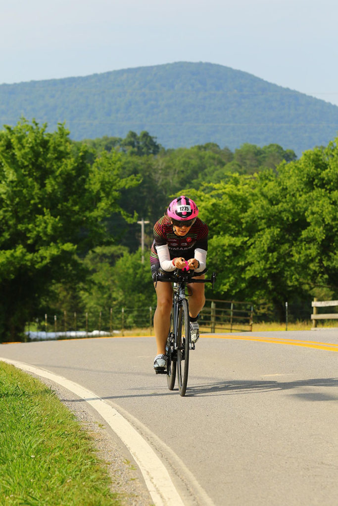 Fiona G Martin on bike course in Chattanooga