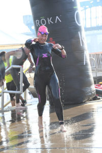 Fiona G Martin swim finish Chattanooga 70.3